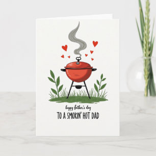Smoked Hearts Fathers Day Card