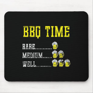 Smoked Meat Funny Bbq Chef Beer Drinking Gift Barb Mouse Mat