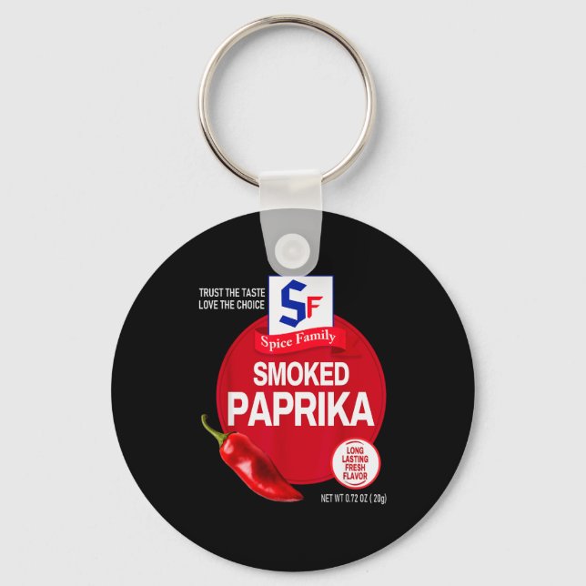 Smoked Paprika Halloween Sce Costume Group Matchin Key Ring (Front)