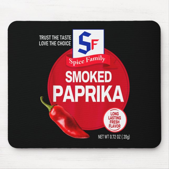 Smoked Paprika Halloween Sce Costume Group Matchin Mouse Mat (Front)