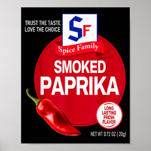 Smoked Paprika Halloween Sce Costume Group Matchin Poster