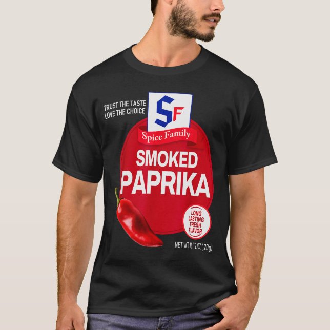 Smoked Paprika Halloween Sce Costume Group Matchin T-Shirt (Front)