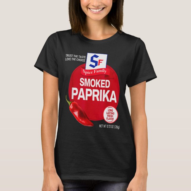 Smoked Paprika Halloween Sce Costume Group Matchin T-Shirt (Front)