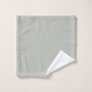 Smoked Sage Green Solid Colour - Grey Mist 419B Bath Towel Set