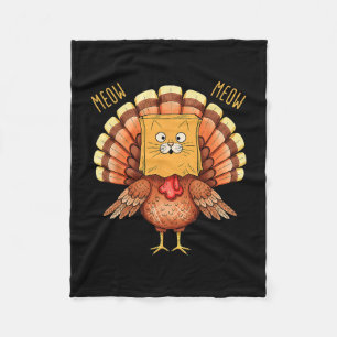 Smoked Turkey Funny Thanksgiving Food Feast Family Fleece Blanket