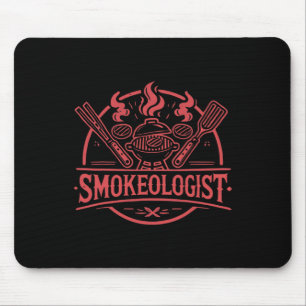 Smokeologist Bbq Smoker Meat Smoking Tools Grillin Mouse Mat