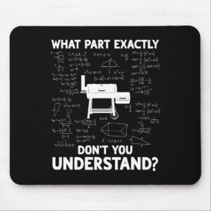 Smoker Bbq Science Funny Bbq Meat Smoking Grill Da Mouse Mat