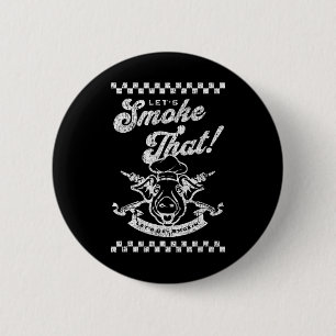 Smoker Chef Dad Father  6 Cm Round Badge