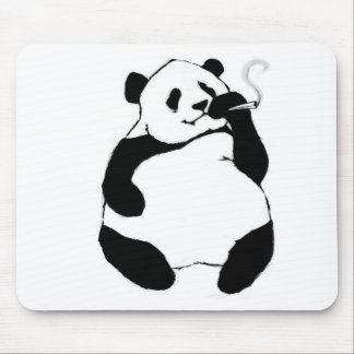 Smoker Panda Mouse Mat