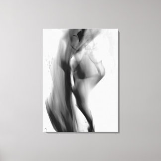 Smokey flames canvas print