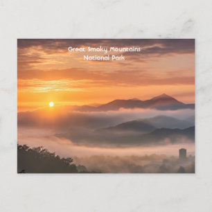 Smokey Mountains as seen from Knoxville, Tennessee Postcard