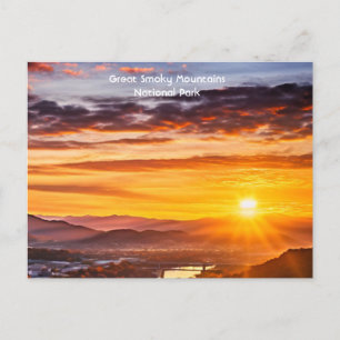 Smokey Mountains as seen from Knoxville, Tennessee Postcard