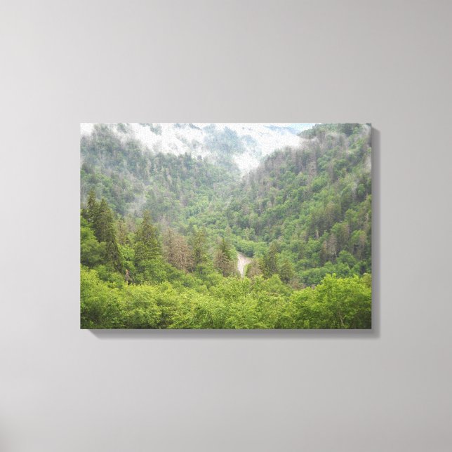 Smokey Mountains Canvas Print (Front)