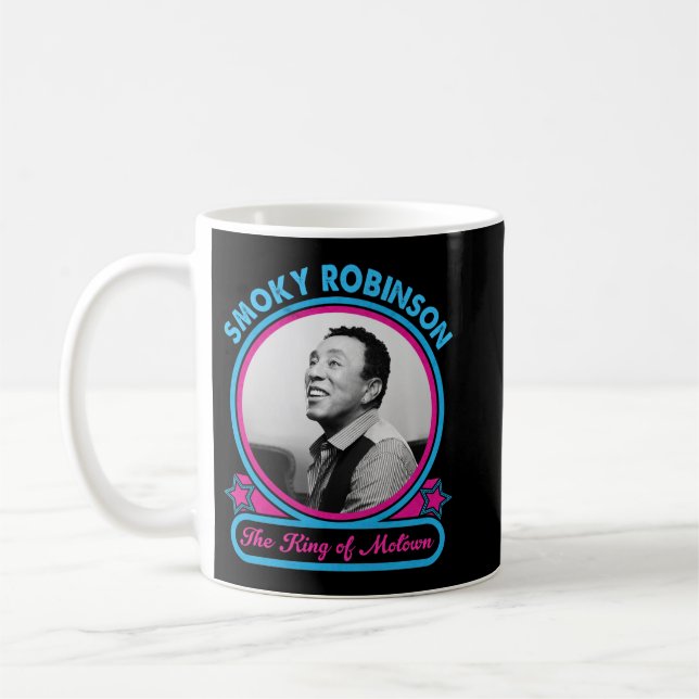 Smokey Robinson The King Of Motown Coffee Mug (Left)