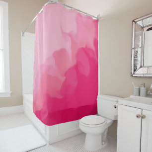 Smokey Shades of Pink Shower Curtain