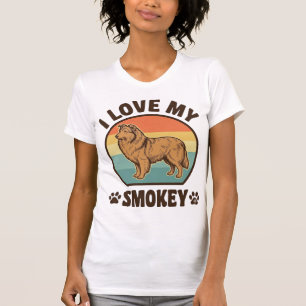Smokey Sheltie Dog Vintage Sunset Shirt Design_1