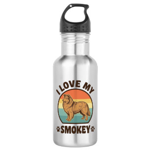 Smokey Sheltie Dog Vintage Sunset Shirt Design_1 532 Ml Water Bottle