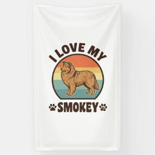 Smokey Sheltie Dog Vintage Sunset Shirt Design_1 Banner