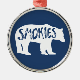 Smokies Bear Metal Tree Decoration