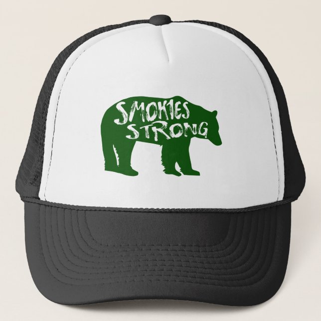 Smokies Strong Bear Trucker Hat (Front)