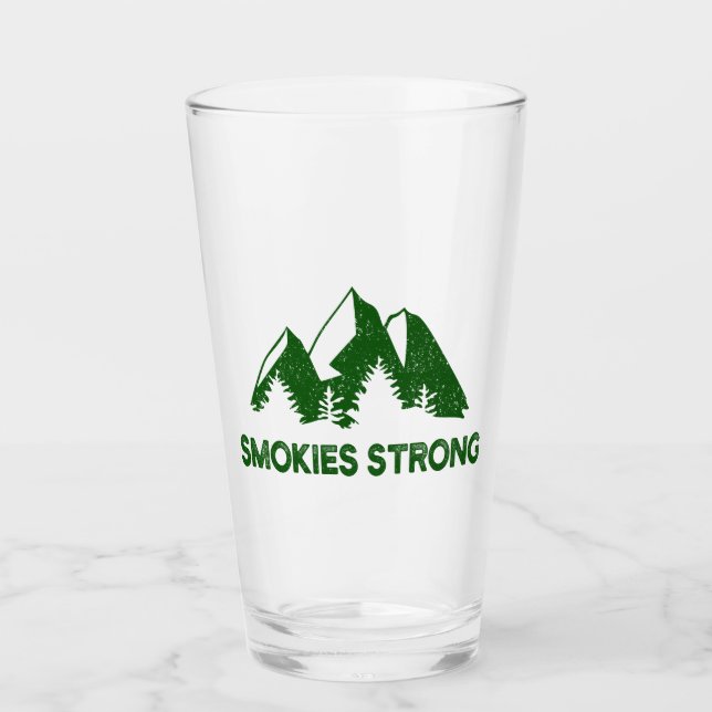 Smokies Strong Glass (Front)