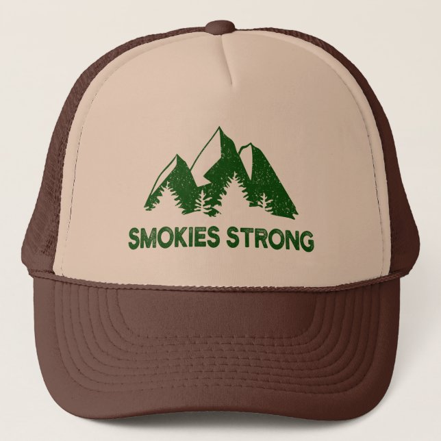 Smokies Strong Trucker Hat (Front)