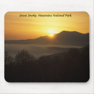 Smokies Sunrise, Great Smoky Mountains National... Mouse Mat