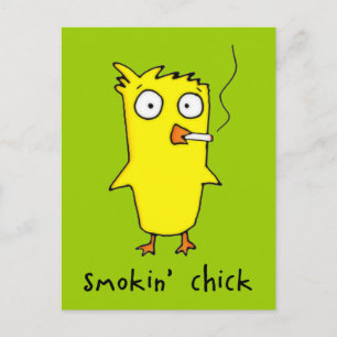 Smokin’ Chick Postcard