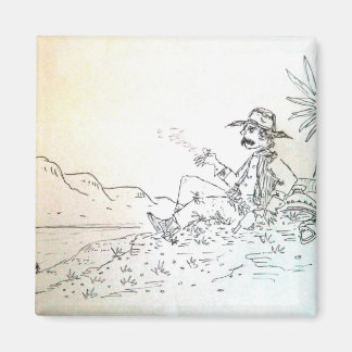 Smokin Cowboy Magnet