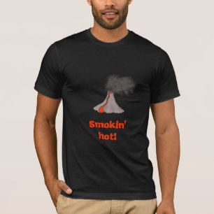 Smokin' Hot Volcano Design -- Dark T-Shirt