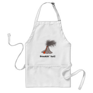 Smokin' Hot Volcano Design Standard Apron