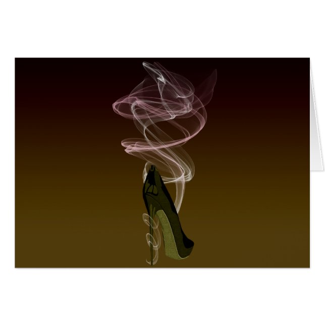 Smokin' Stiletto Shoe Art (Front Horizontal)