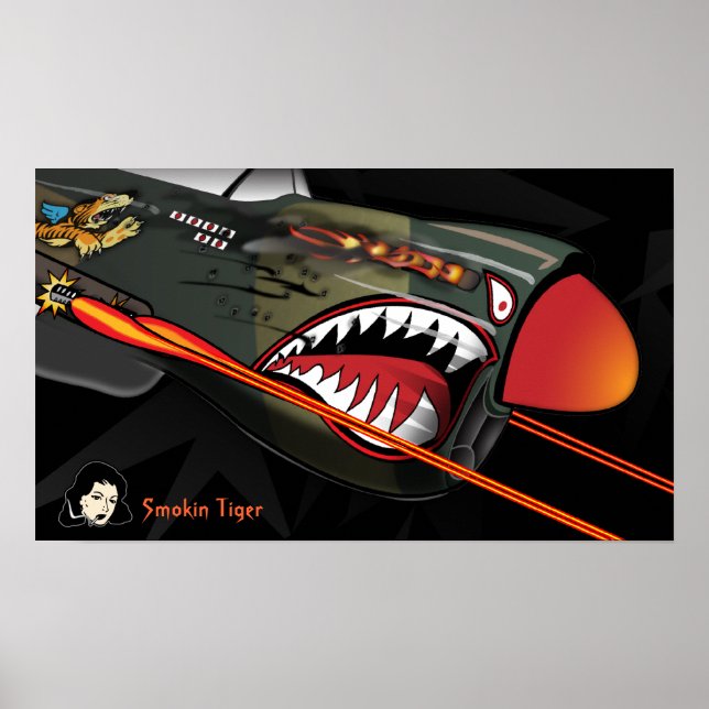Smokin Tiger Poster (Front)