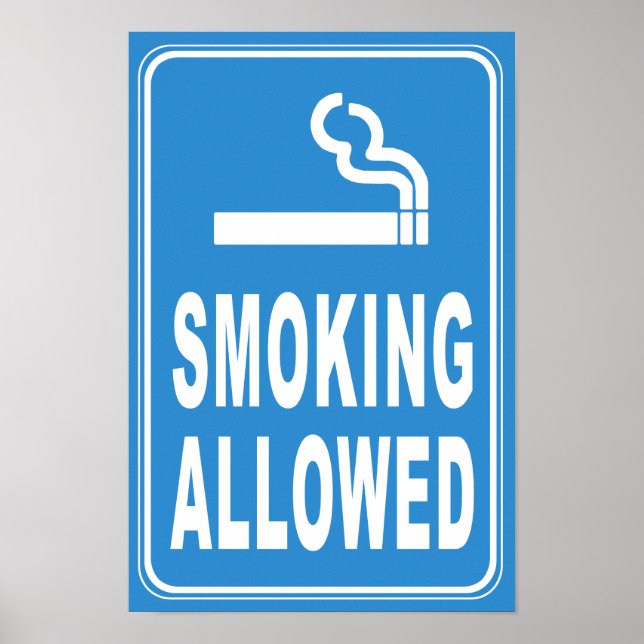Smoking Allowed Print (Front)