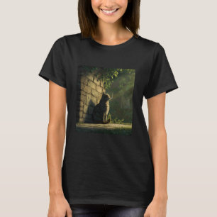 Smoking Cat Meme Cigarette Kitten Gen Z Stupid Fun T-Shirt