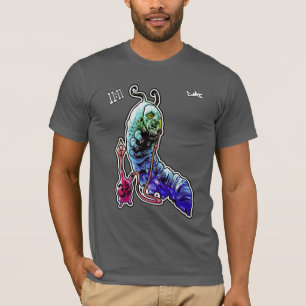 Smoking Caterpillar psycadelic t-shirt - dmt 11:11