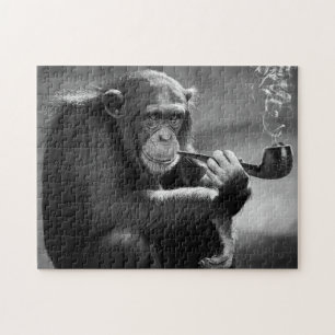 Smoking Chimpanzee, Jigsaw Puzzle