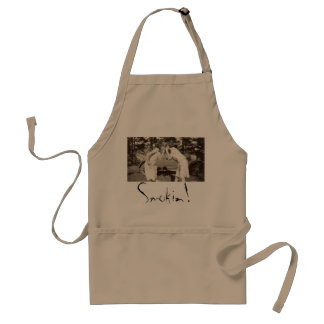 Smoking Flapper Girls Apron