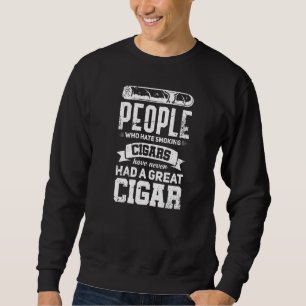 Smoking Fun Cigarette Nicotine Smoke Inhale Vape J Sweatshirt