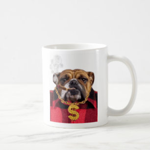 Smoking Gangsta Bulldog Coffee Mug