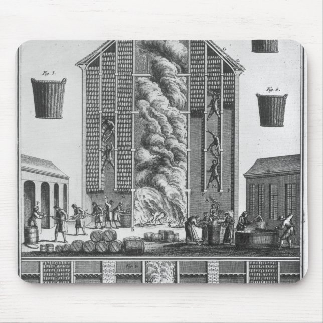 Smoking herrings mouse mat (Front)