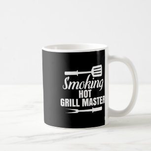 Smoking Hot Grill Master Bbq King Queen Of The Gri Coffee Mug