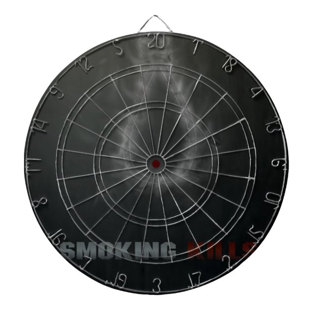 Smoking Kills Hanging Rope Dartboard (Front)