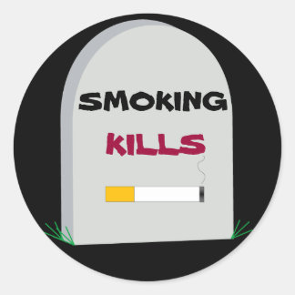 smoking kills sticker