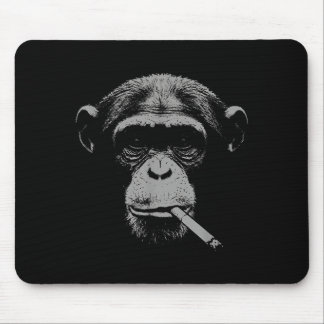 Smoking meme monkey for men women monkey smokingSm Mouse Mat