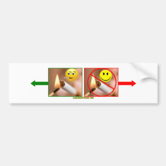 SMOKING/NO SMOKING (Trim as you wish) Bumper Sticker