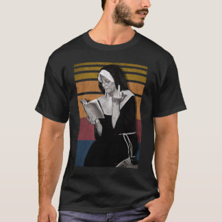 Smoking Nuns Retro Style T-Shirt