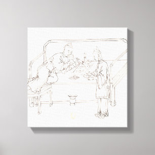 Smoking Opium Canvas Print