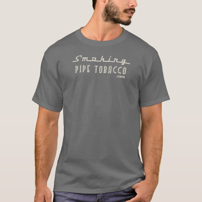 Smoking Pipe Tobacco .com Dark Shirt (Front)