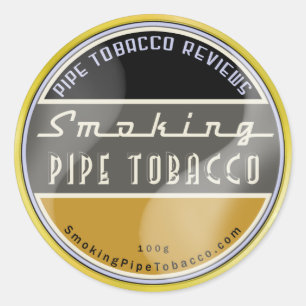 Smoking Pipe Tobacco Sticker